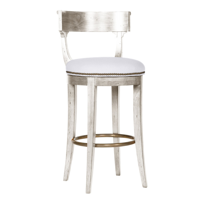 Tabouret de bar 41 po Compendium, Oui, Neige Navada, Casablanca