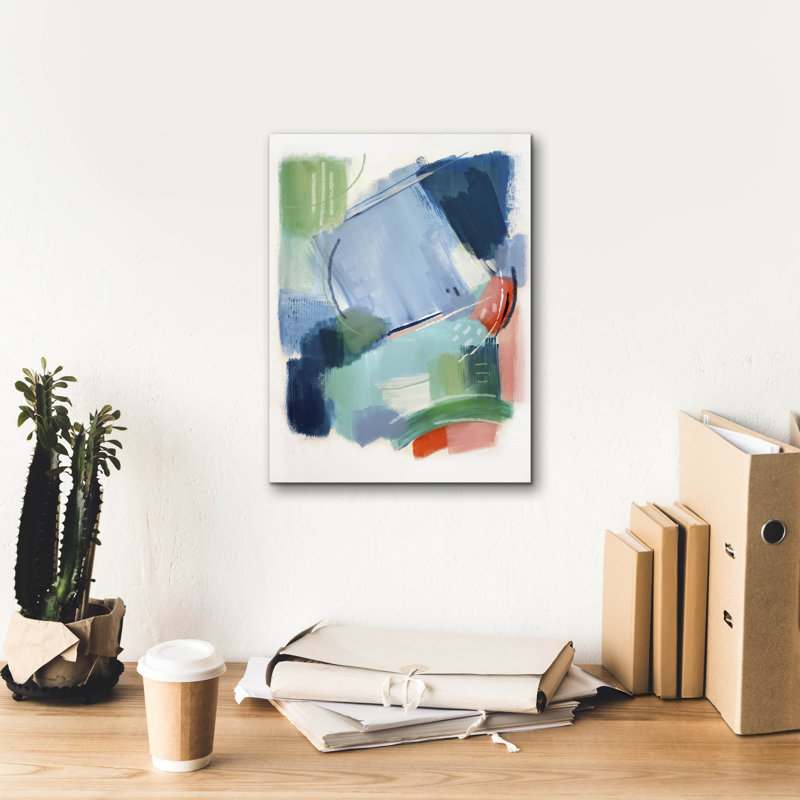  «Lake House 1» par Brittany Evans, art mural sur toile, 12 po x 16 po