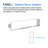 Nuk3y Solid Brass Mail Slot with Sleeve 10" x 3",-104653871
