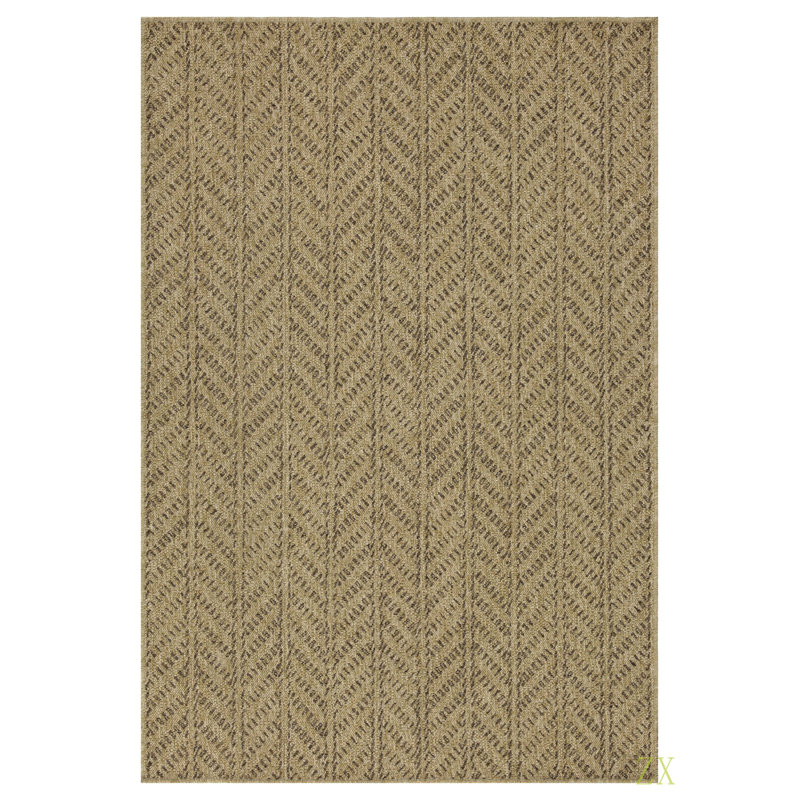 Earth GC_NTL1013 Jute/5 Ft. 3 In. X 7 Ft. 3 In. Indoor/Outdoor Area Rug, Rectangle 5'3" x 7'3"
