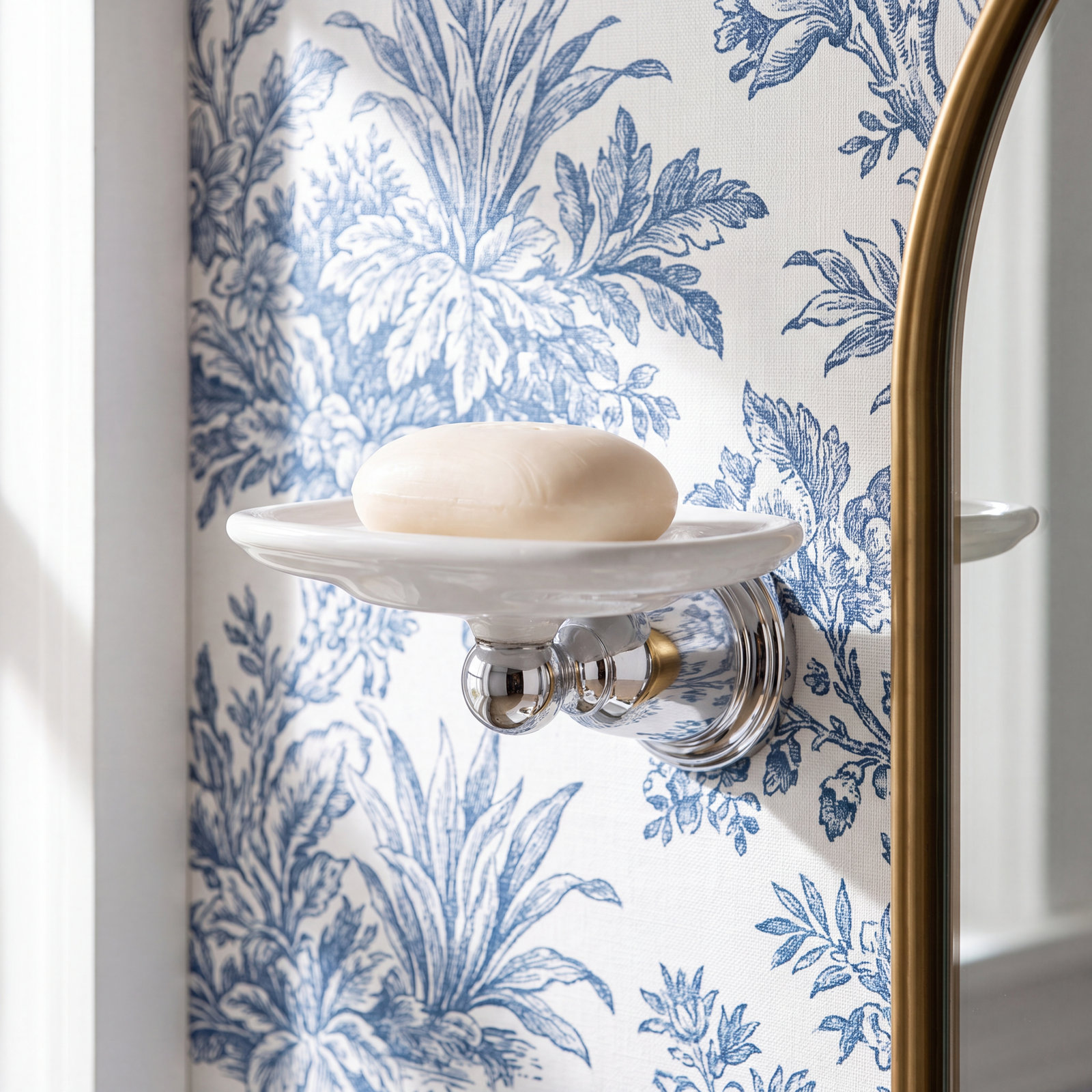 Kingston Brass Heritage Toothbrush Holder, Polished Chrome