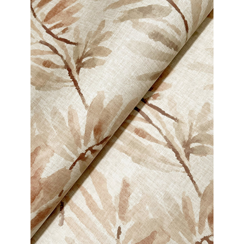 Papier peint Serenade Blush Ferns, Rose