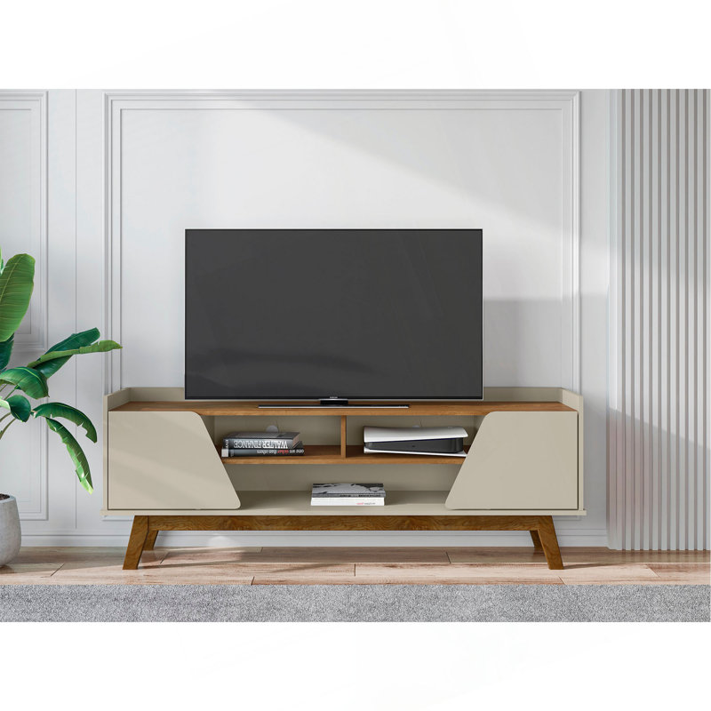 Meuble télé contemporain, Gris