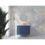 Papier peint botanique bleu et beige-525933247