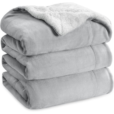 Sherpa Reversible Throw Blanket