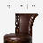 Maven Lane Pullman Stool with Faux Leather Upholstery-115937796-115937798