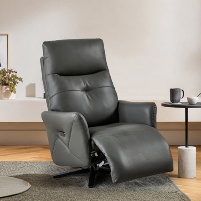 Fauteuil inclinable avec double moteur, conception européenne contemporaine, appui-tête réglable, port de charge USB pivotant à 360 °, nouveau style de vie