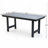 HDPE Outdoor Patio Dining Set, One Table And Six Chairs. The Outdoor Dining Furniture Has Sunshade Holes And Is Suitable. It Is Suitable For Lawns, Gardens, Backyards, And Pool Sides.Waterproof-775906285-775906282