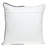 Parkland Collection Max Transitional White Throw Pillow