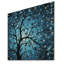 Arbre au clair de lune bleu Revery I - Arbre sur bois-447797423