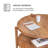 Delran Fontaine Solid Wood Coffee Table-1025896684