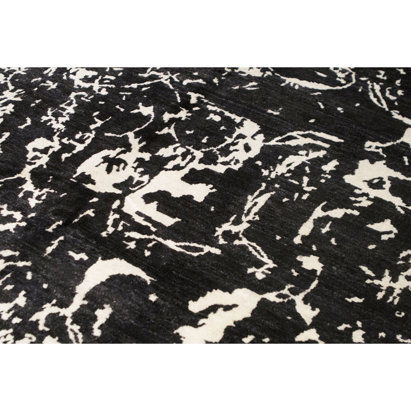 Abstract Area Rug, Rectangle 6'2" x 9'