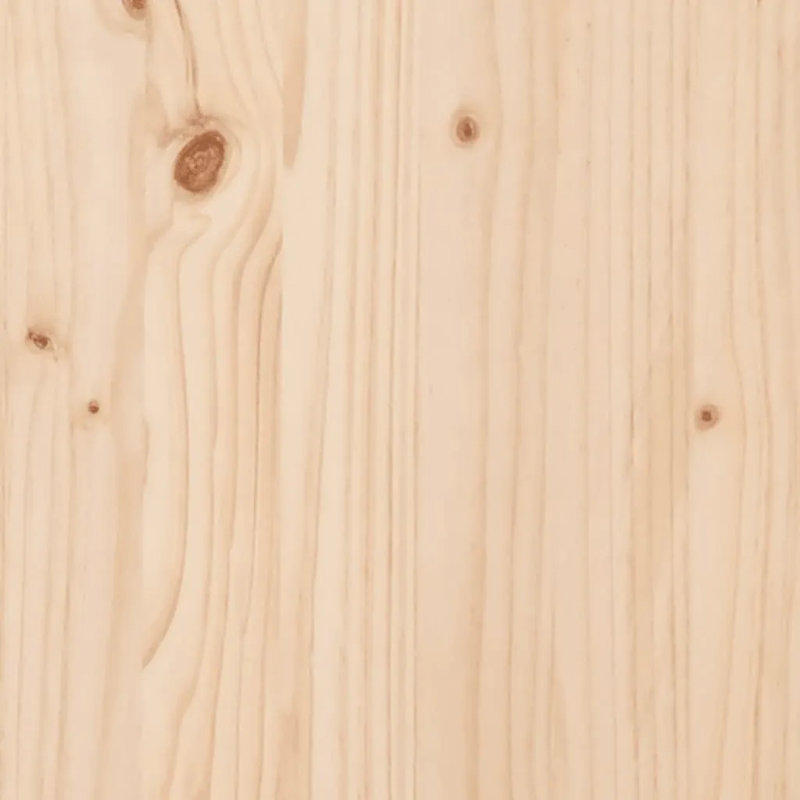 Bed Frame Solid Wood, natural, Single (3')