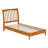 Ambie Low Profile Solid Wood Slatted Spindle Sleigh Bed-51407719-51407723