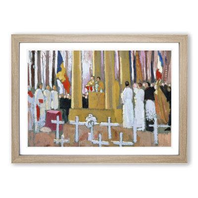 Mass in Front of the Tomb by Maurice Denis - Picture Frame Painting