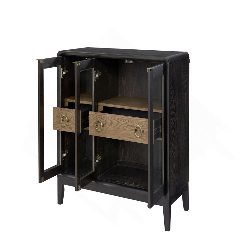 Glass Door Server - Peppercorn
