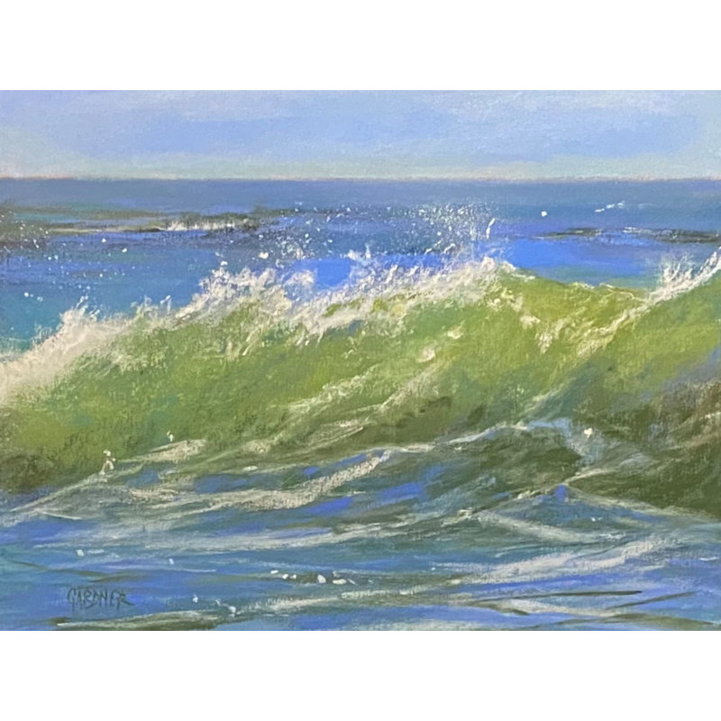 «Sea change» par Dina Gardner, Toile tendue, H 18 po x l 24 po