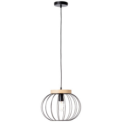 Bhakti 1 - Light Black LED Lantern Pendant