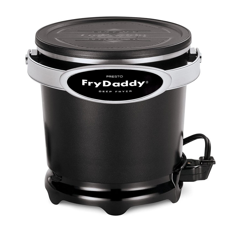 Presto FryDaddy Black Aluminum Electric Deep Fryer