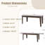 Grande table de salle à manger extensible pour la cuisine et la salle à manger-258485171
