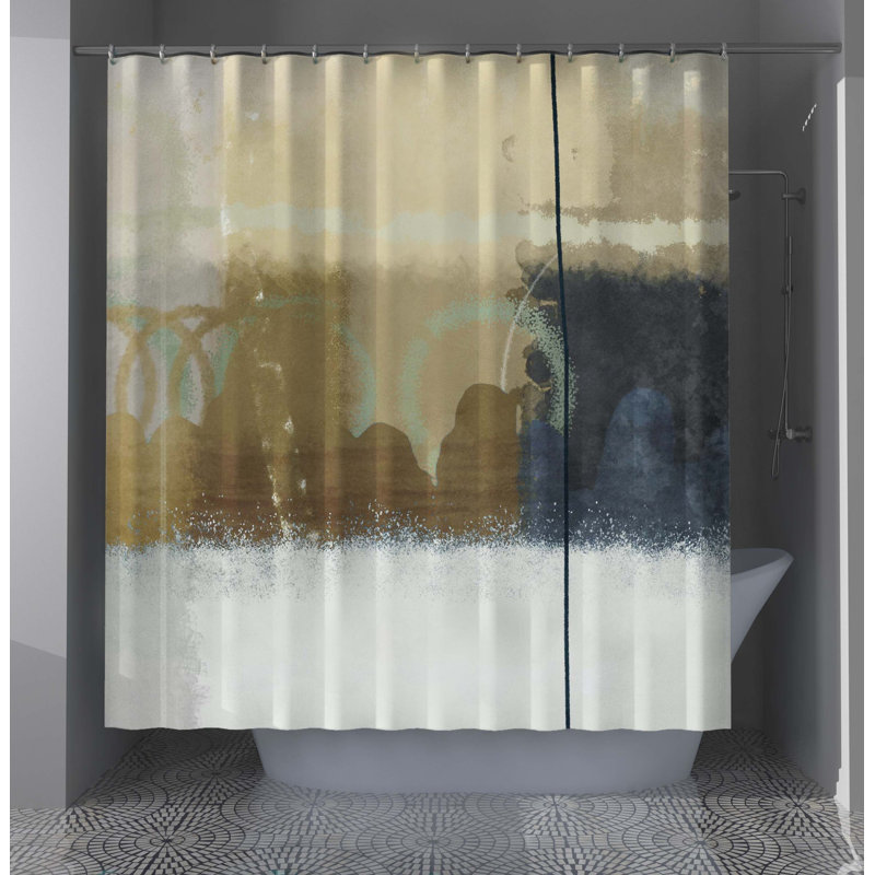 Abstract Shower Curtain