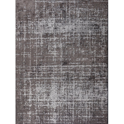 Rapture Gray Abstract Luxury Area Rug