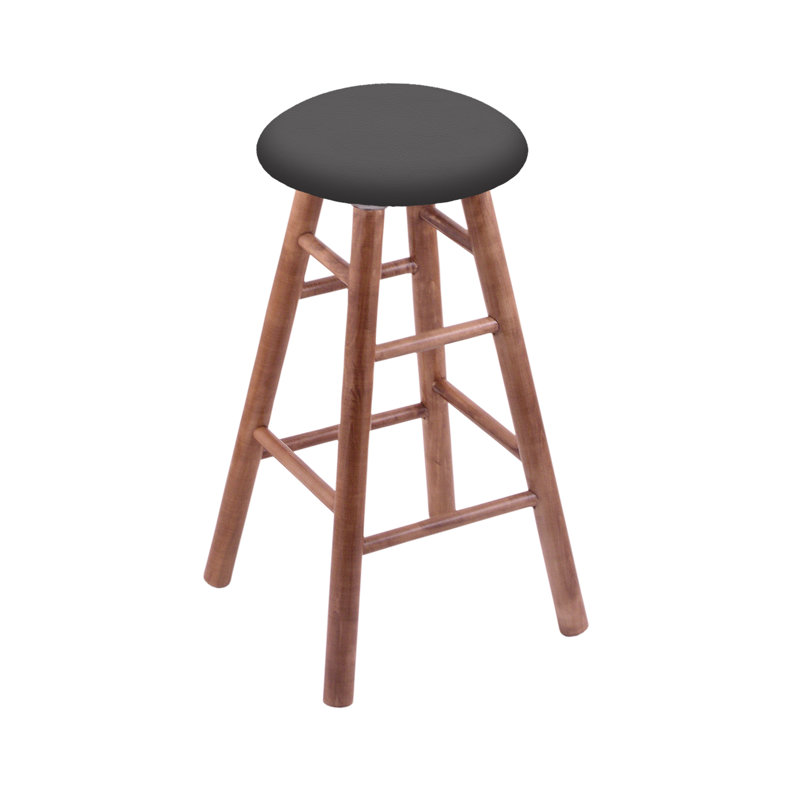 Swivel 30" Bar Stool, Medium Maple, Canter Storm