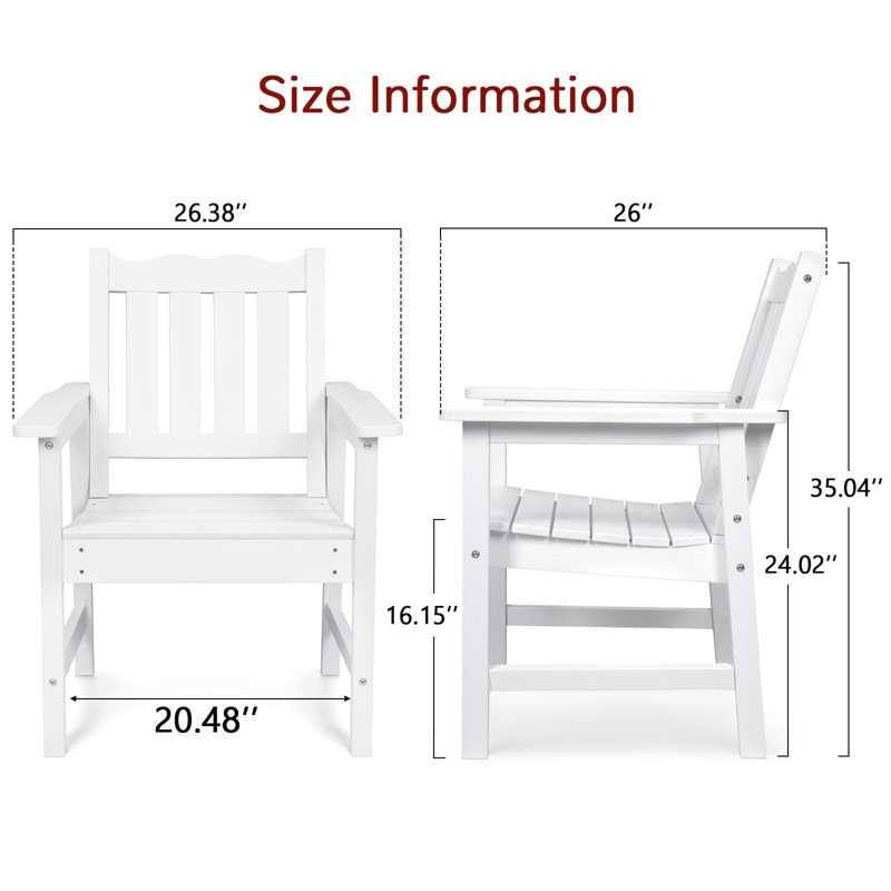 Chaise de salle à manger Brylor, Blanc