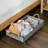 Galvanized Rolling Under Bed Basket Cart Storage