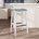 Gray Seat/ White Frame