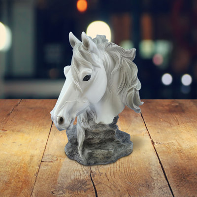 4.5"H Horse Bust Figurine