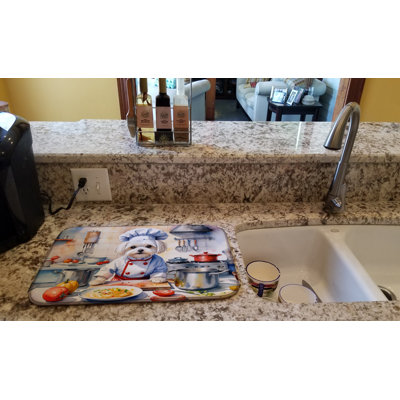 Maltese The Chef Dish Drying Mat