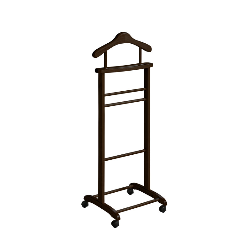 Ahearn Freestanding Valet Stand, Wenge