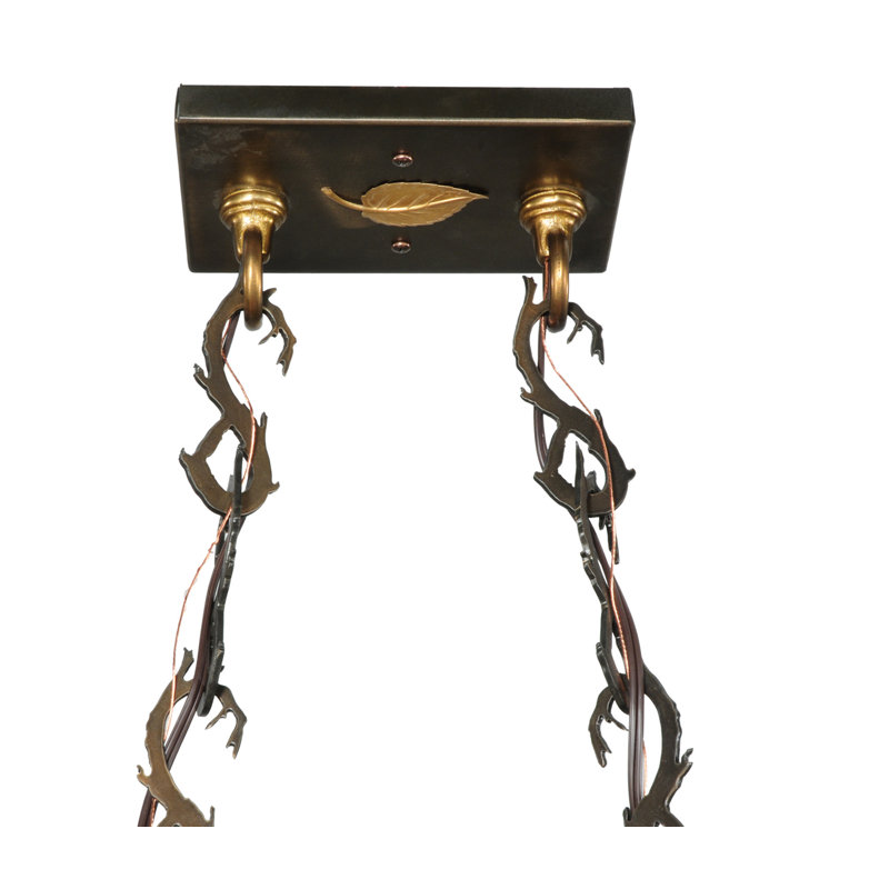 Moose Through the Trees Oblong 6 - Light Pendant