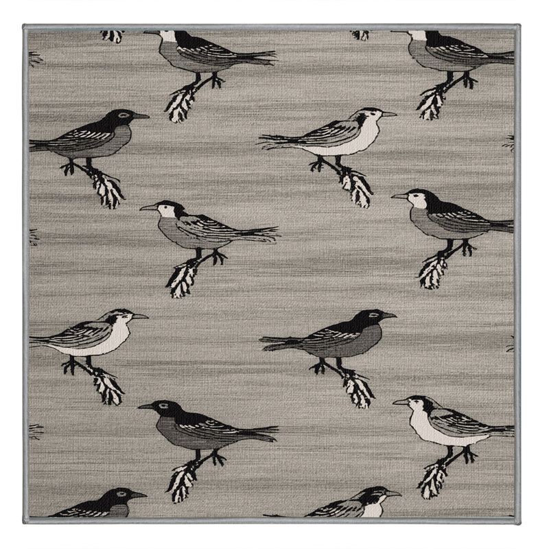  Tapis lavable pour oiseaux communs, Carré 6 pi