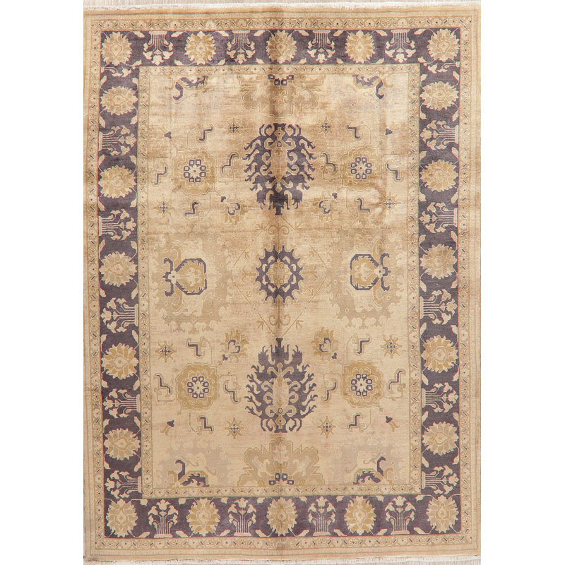 Tapis de zone en laine 6 pi 11 po x 9 pi 7 po one-of-kind main-noué la new age sultanabad Piermont