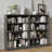 Modern Grey 4-Shelf Bookcase, 48 Inches Tall, Ideal For Bedroom And Office Storage, Durable And Stylish-1873803785-1873803779