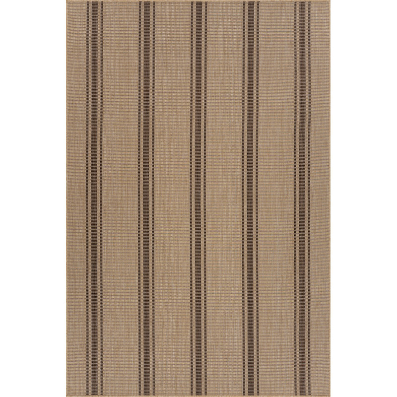  Elyria Indoor/Outdoor Striped Area Rug, Rectangle 4' x 6'