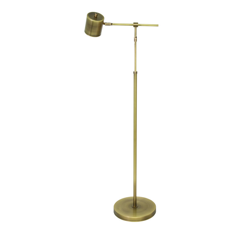 Morris 51'' Task Floor Lamp, Antique Brass, Antique Brass