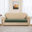 Housse extensible pour causeuse à coussins carrés / rectangulaires extensible-42682808
