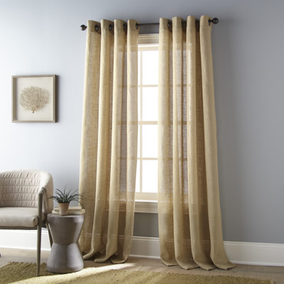 Mitchum Semi Sheer Curtain Single Panel