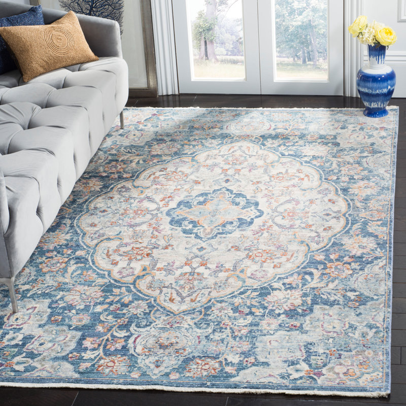 Bachus Oriental Viscose Area Rug, Rectangle 152 x 244 cm