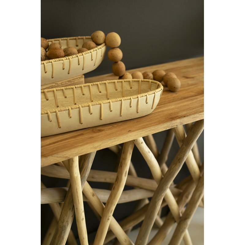 63'' Solid Wood Console Table