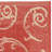 Arneshia Paisley Indoor / Outdoor Area Indoor/Outdoor Area Rug in Red/Natural-1860652152