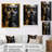 Black and gold Gilded woman Photo III - Woman Wall Art-2068137194-2068137195