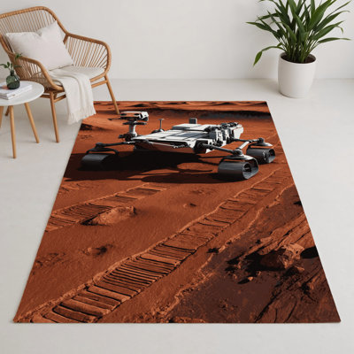 Tapis intérieur et extérieur brun Transport