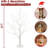 Artificial 2FT Birch Tree with LED Lights, Warm White
