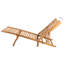 Santiago 161cm Long Reclining Teak Single Chaise
