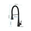 Robinet de cuisine avec douchette extractible