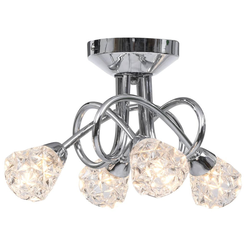 Agathe Glass Semi Flush Mount